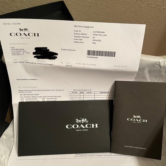 Custom made Coach tennis shoes - Picture 9 of 9